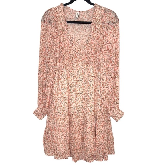 Gentle Fawn - Charlize Long Sleeve Dress Floral Print- Size Medium - Picture 4 of 12